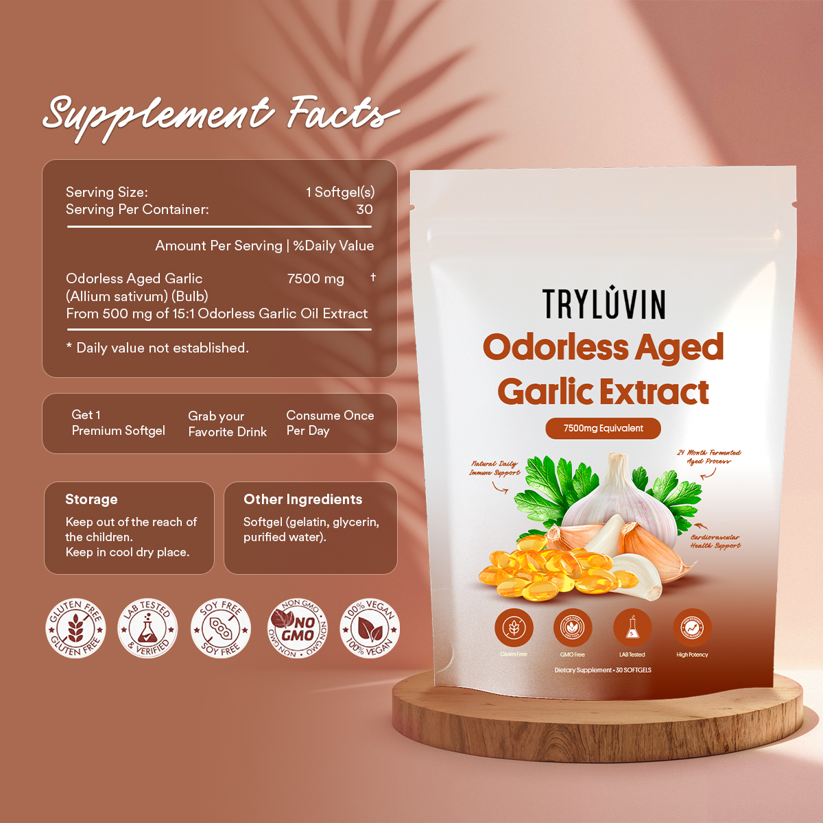 TryLuvin™ Aged Garlic Extract - Image 3