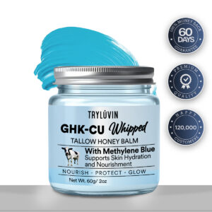 TryLuvin™ GHK-CU Whipped Tallow Honey Balm with Methylene Blue