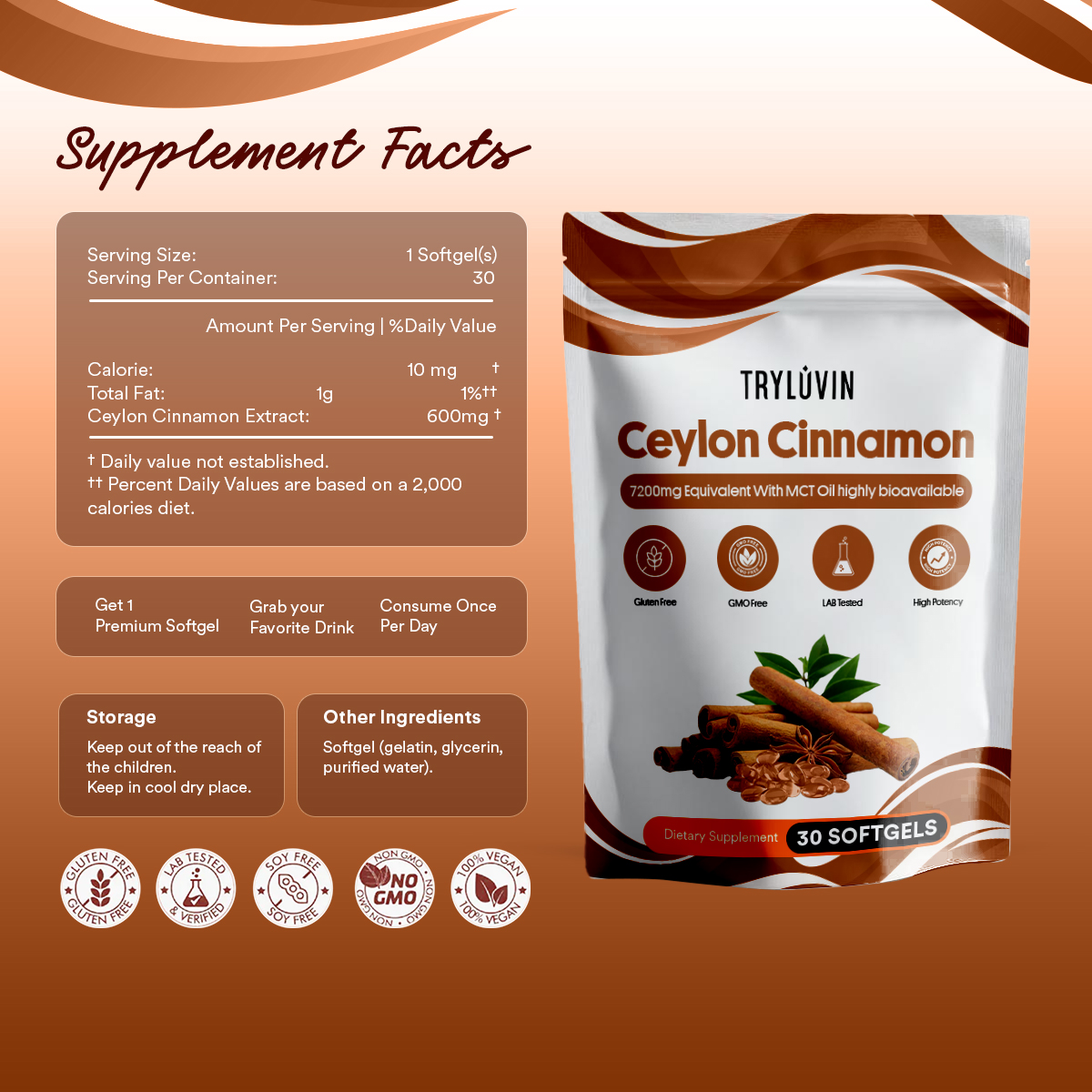 TryLuvin™ Ceylon Cinnamon Capsules - Image 7